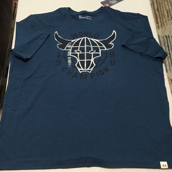 Under Armour Other - Project Rock Blue World Champion 1996 T-Shirt